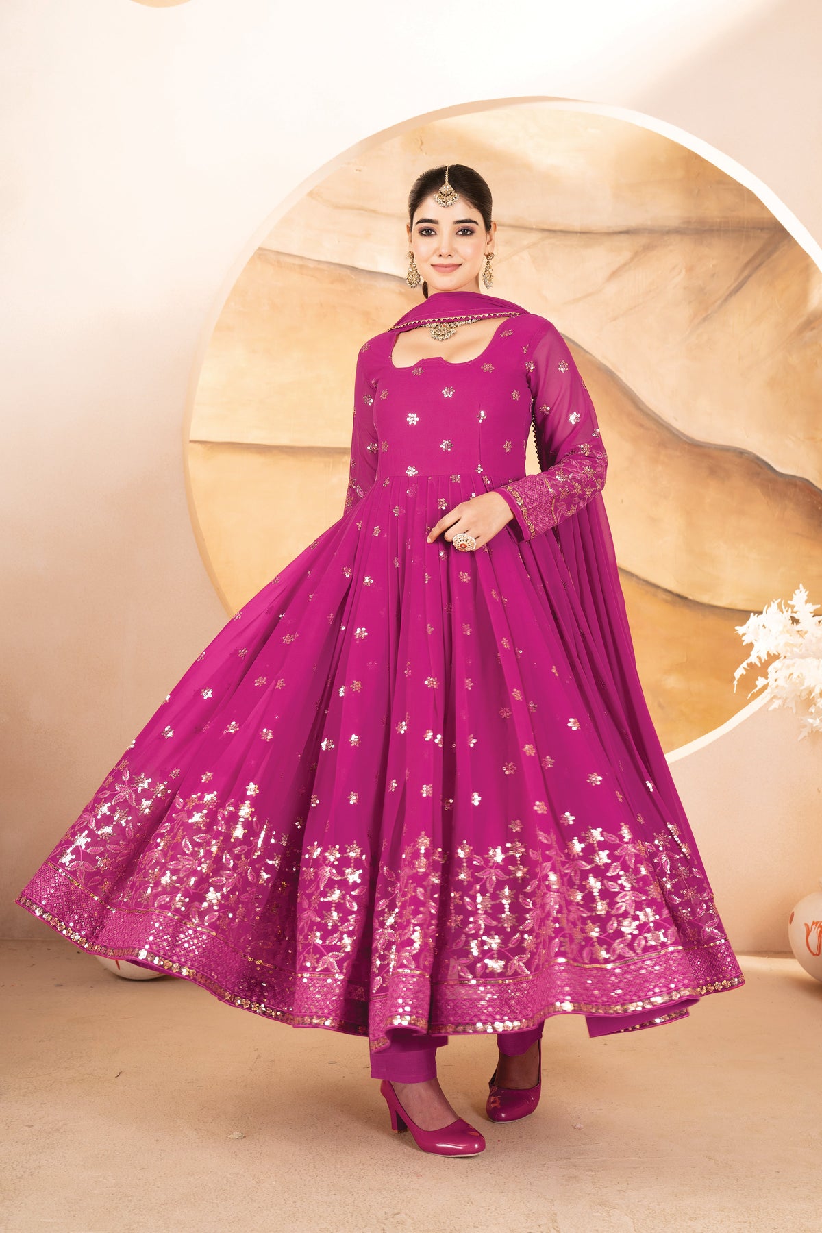 Josie's Trendy Anarkali Suit Set