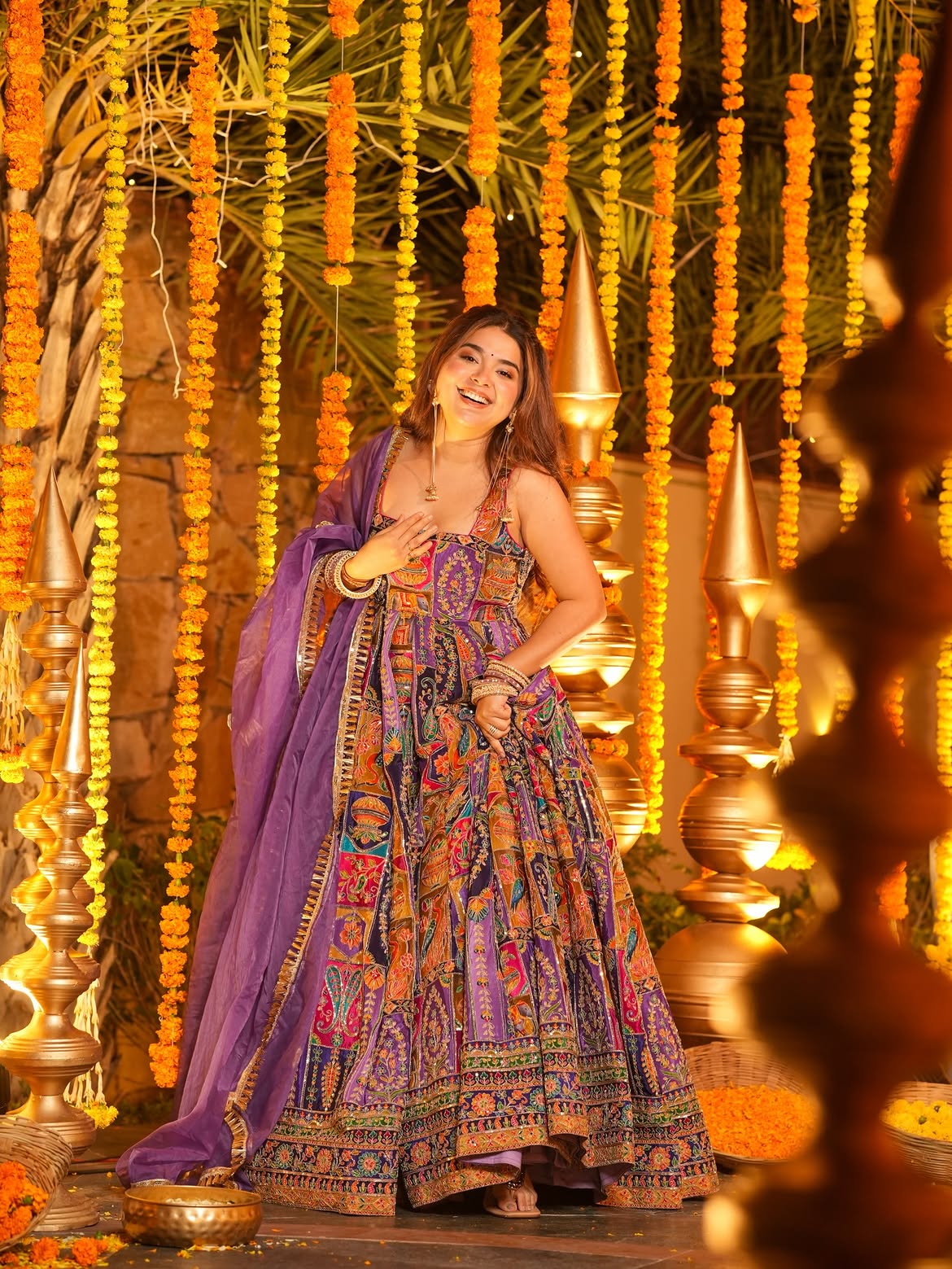 Ruhvanya Heavy Wedding Wear Maxi Set