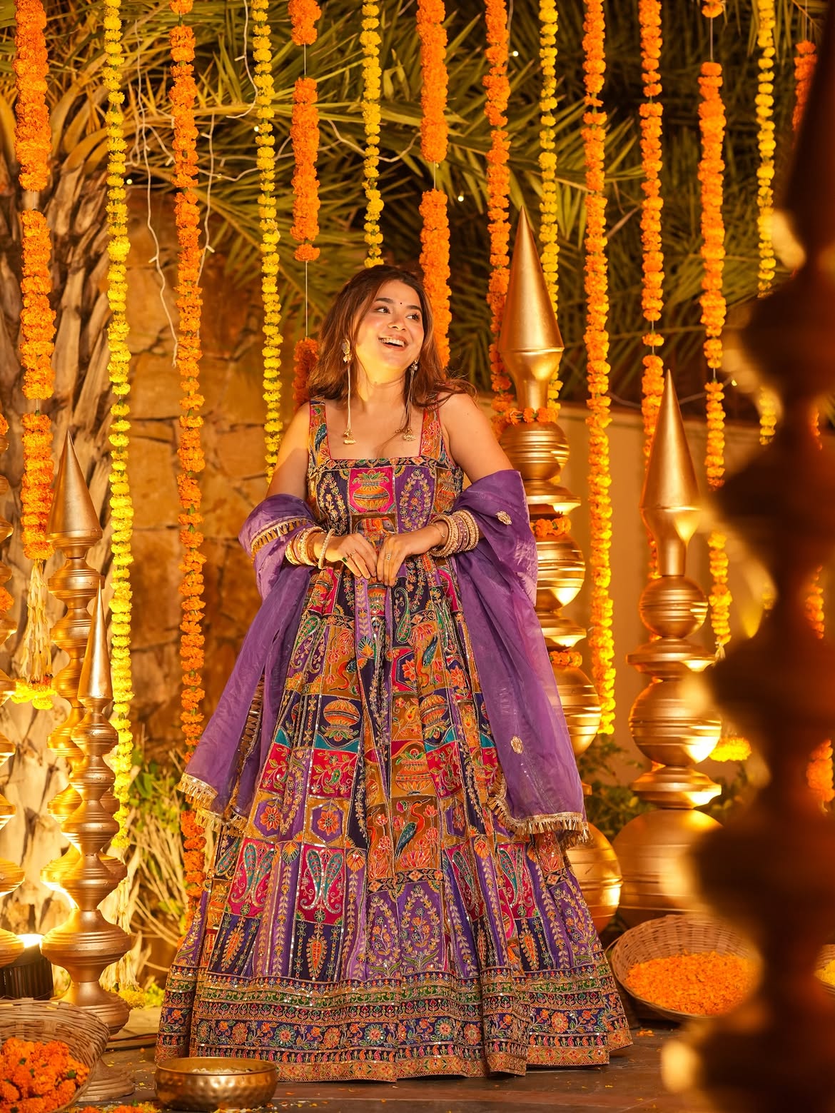Ruhvanya Heavy Wedding Wear Maxi Set