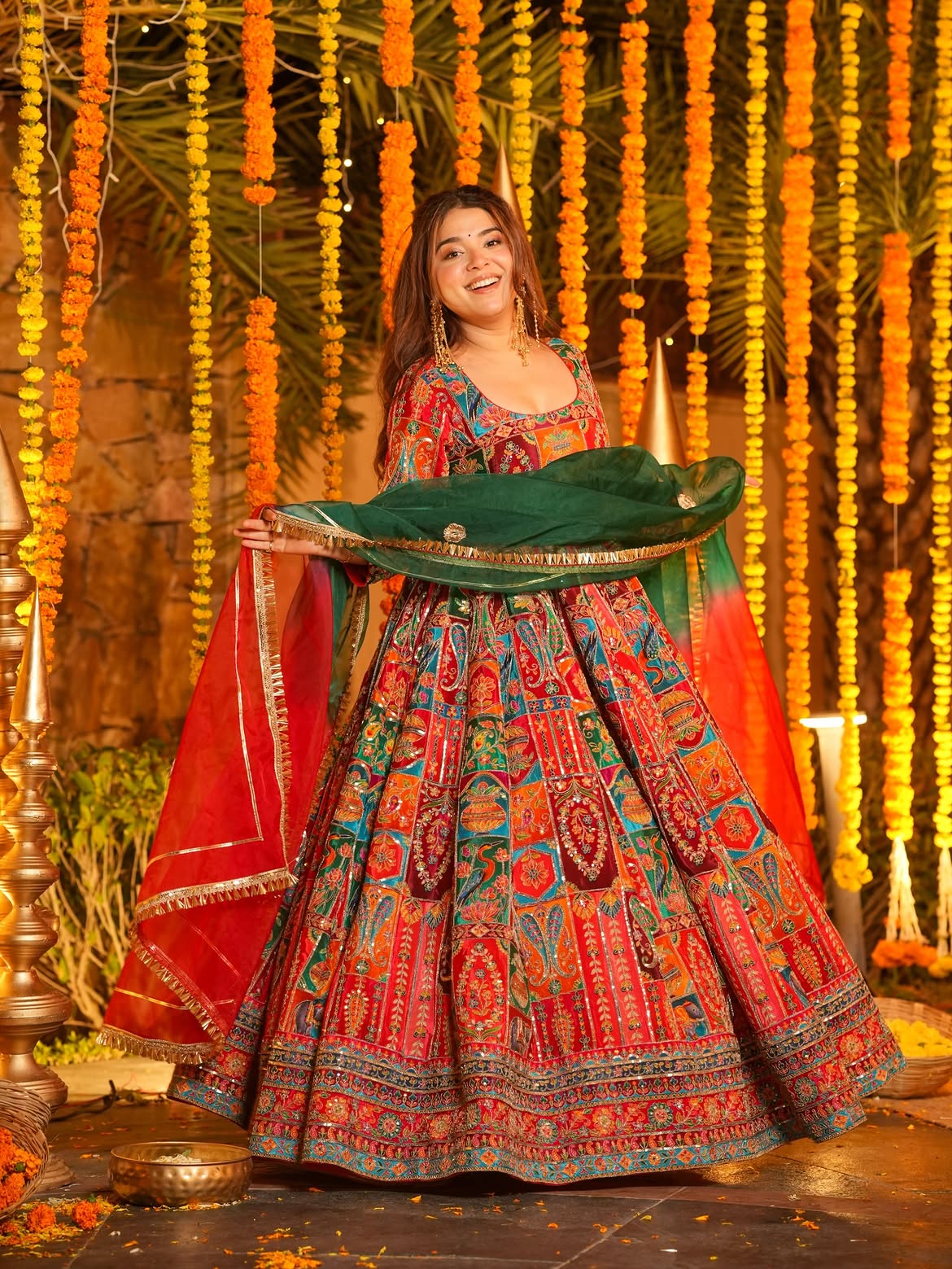 Rangshaa Heavy Embroidered Maxi Set