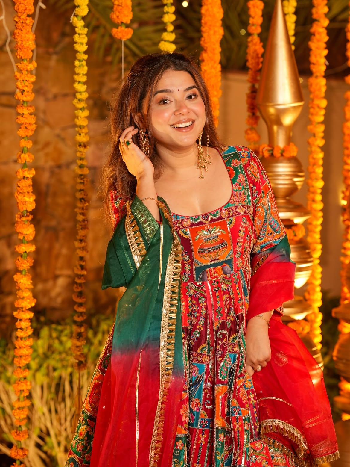 Rangshaa Heavy Embroidered Maxi Set