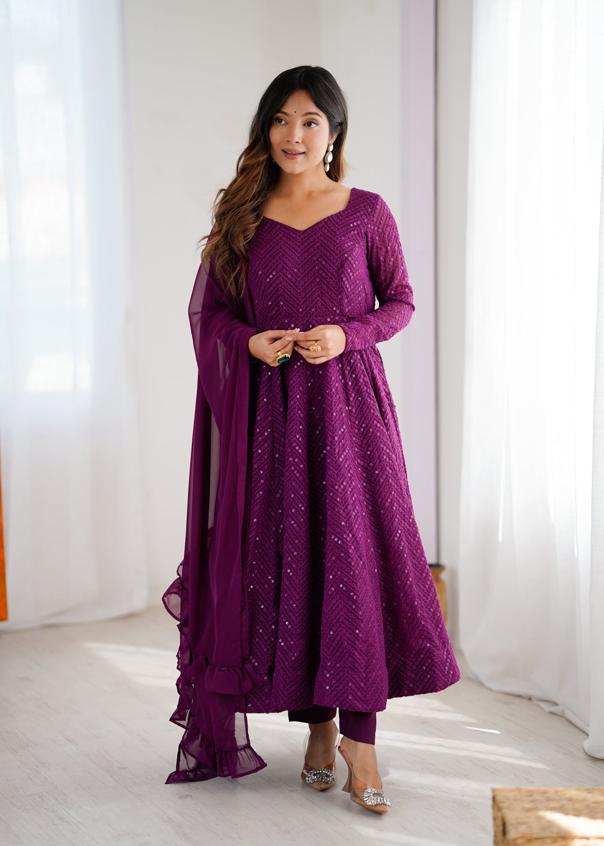 Saiyaara Premium Anarkali Suit Set