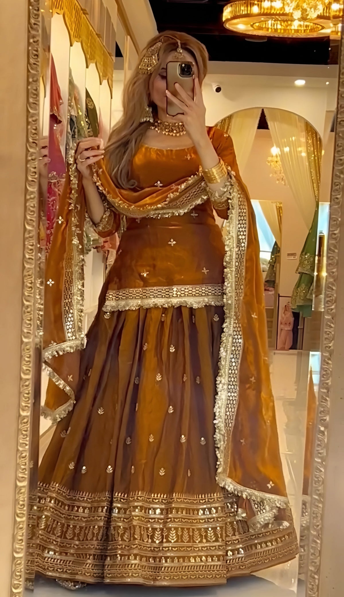 Vibrant Festive Lehenga Sharara Suit Set