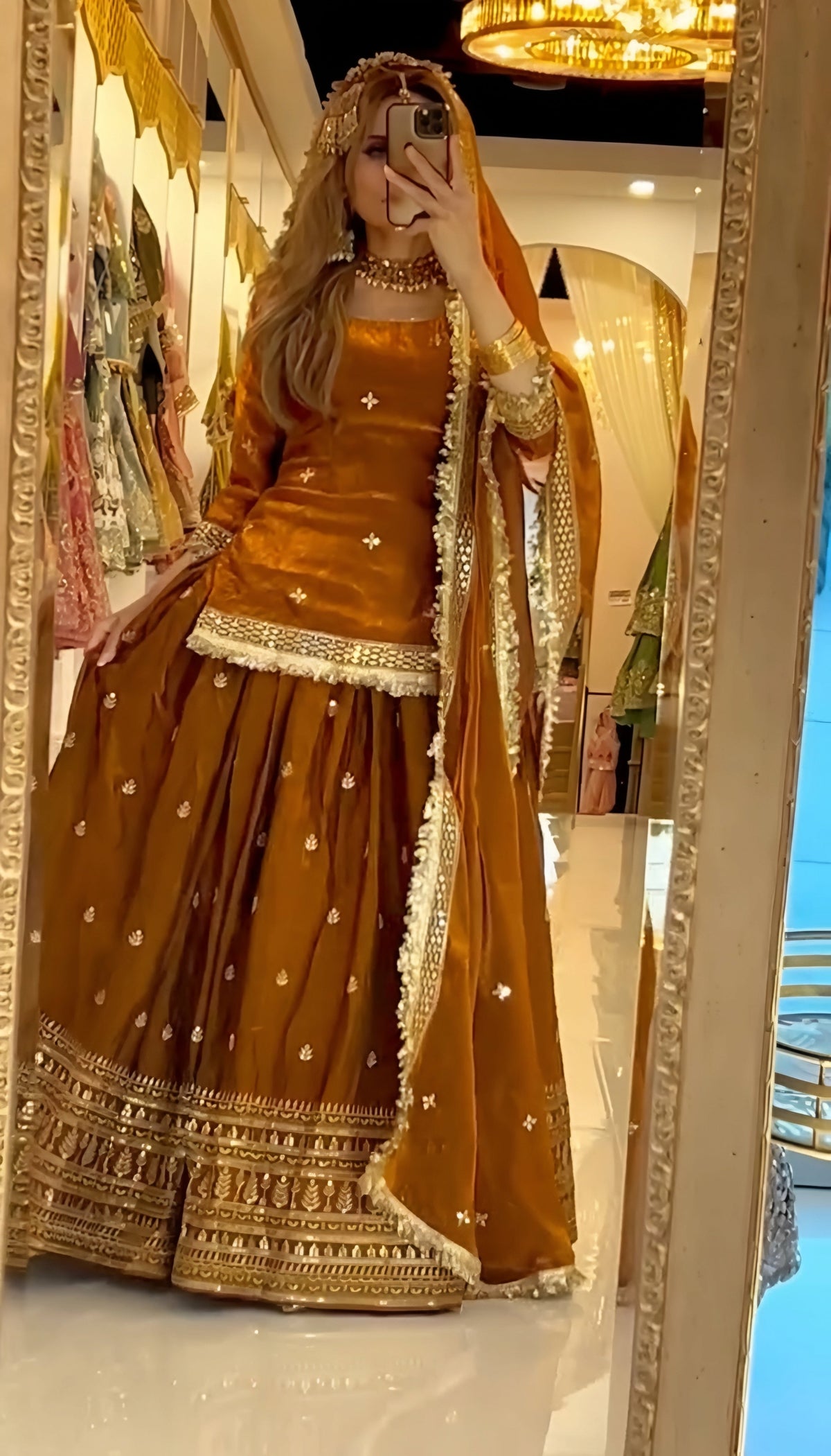 Vibrant Festive Lehenga Sharara Suit Set