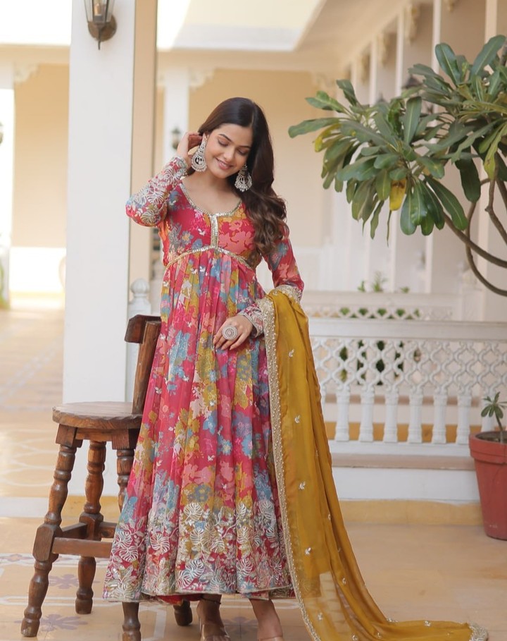 Premium Quality Anarkali Suit Set