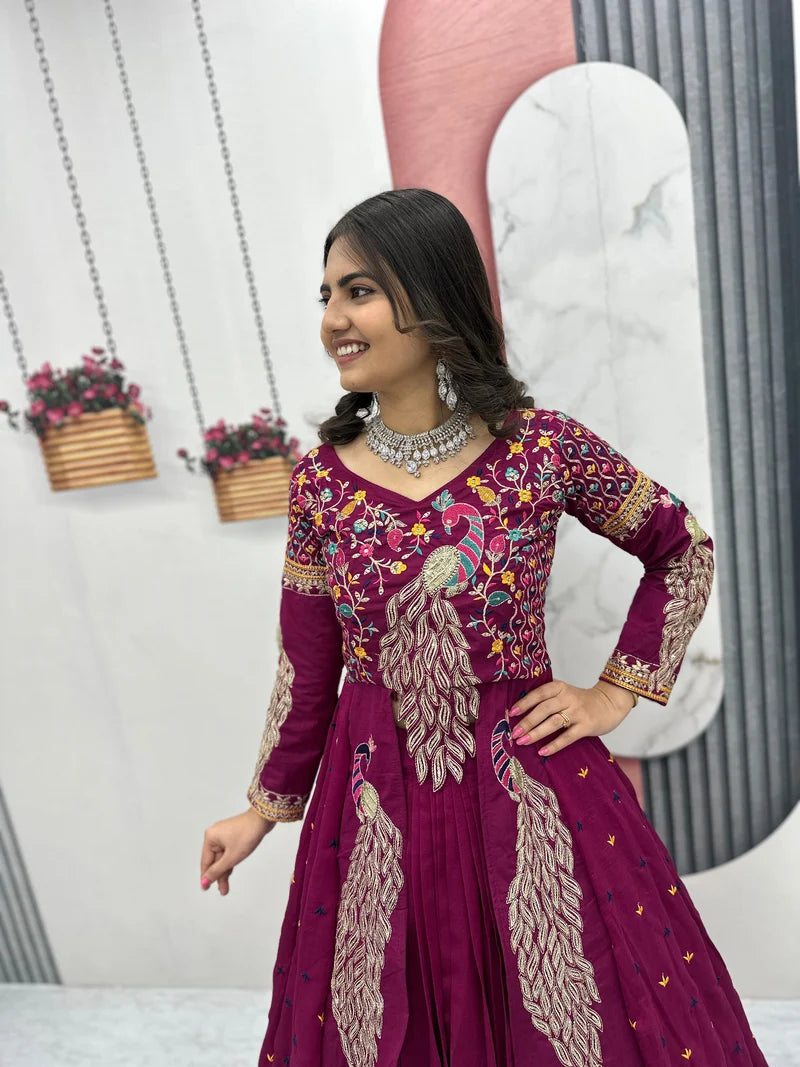 Premium Quality Heavy Traditional Crop Top with Shrug