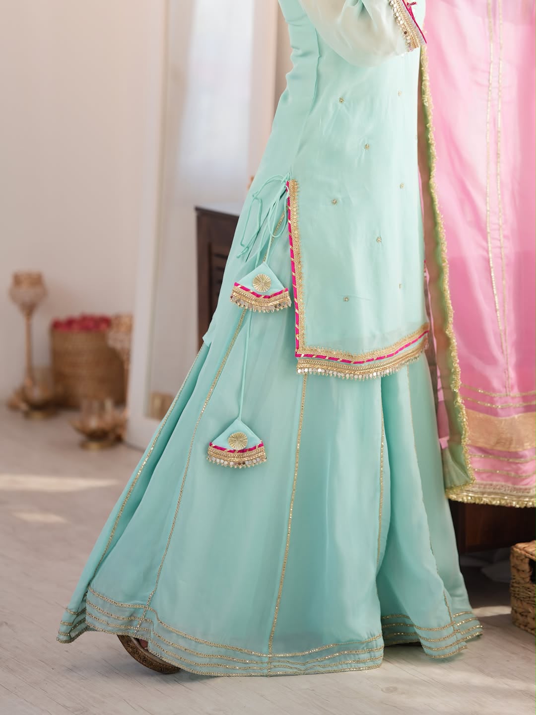 Kaumya Neon Elegant Sharara Suit Set