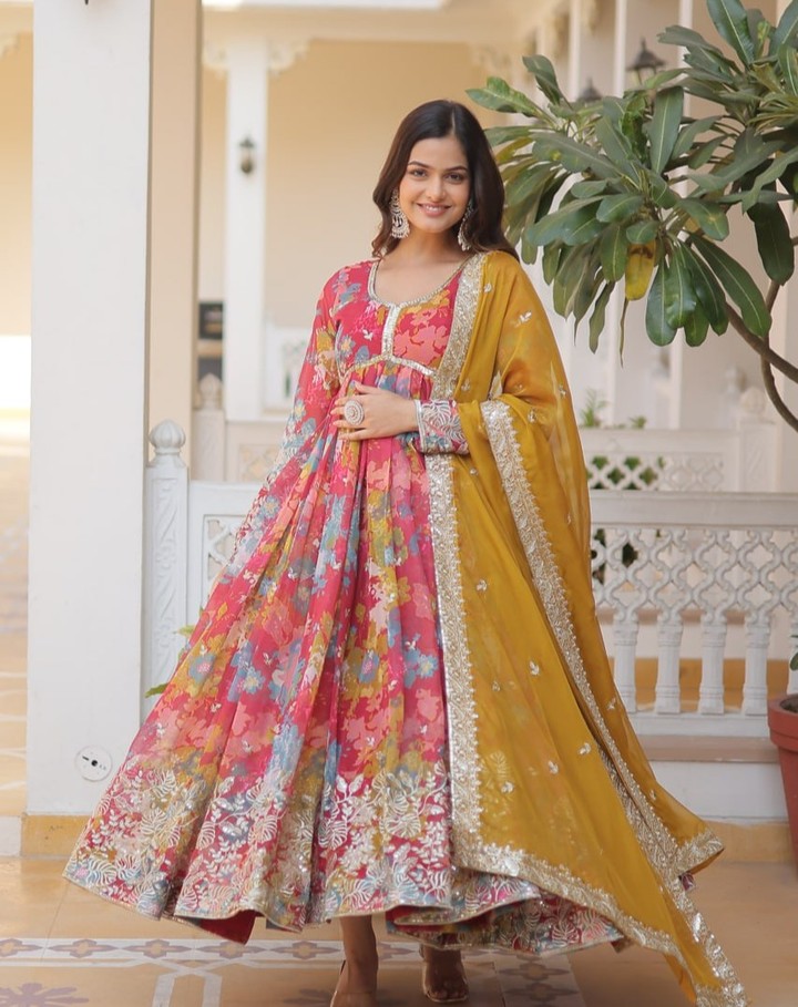 Premium Quality Anarkali Suit Set