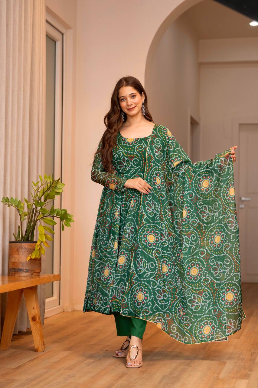 Divya's Special Designer Gown Suit Set