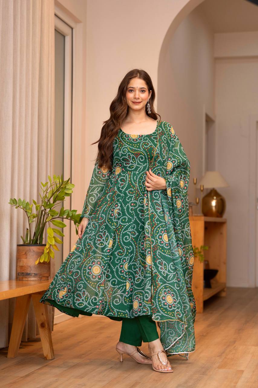 Divya's Special Designer Gown Suit Set