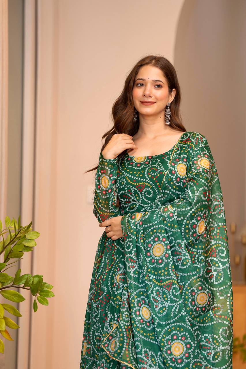 Divya's Special Designer Gown Suit Set