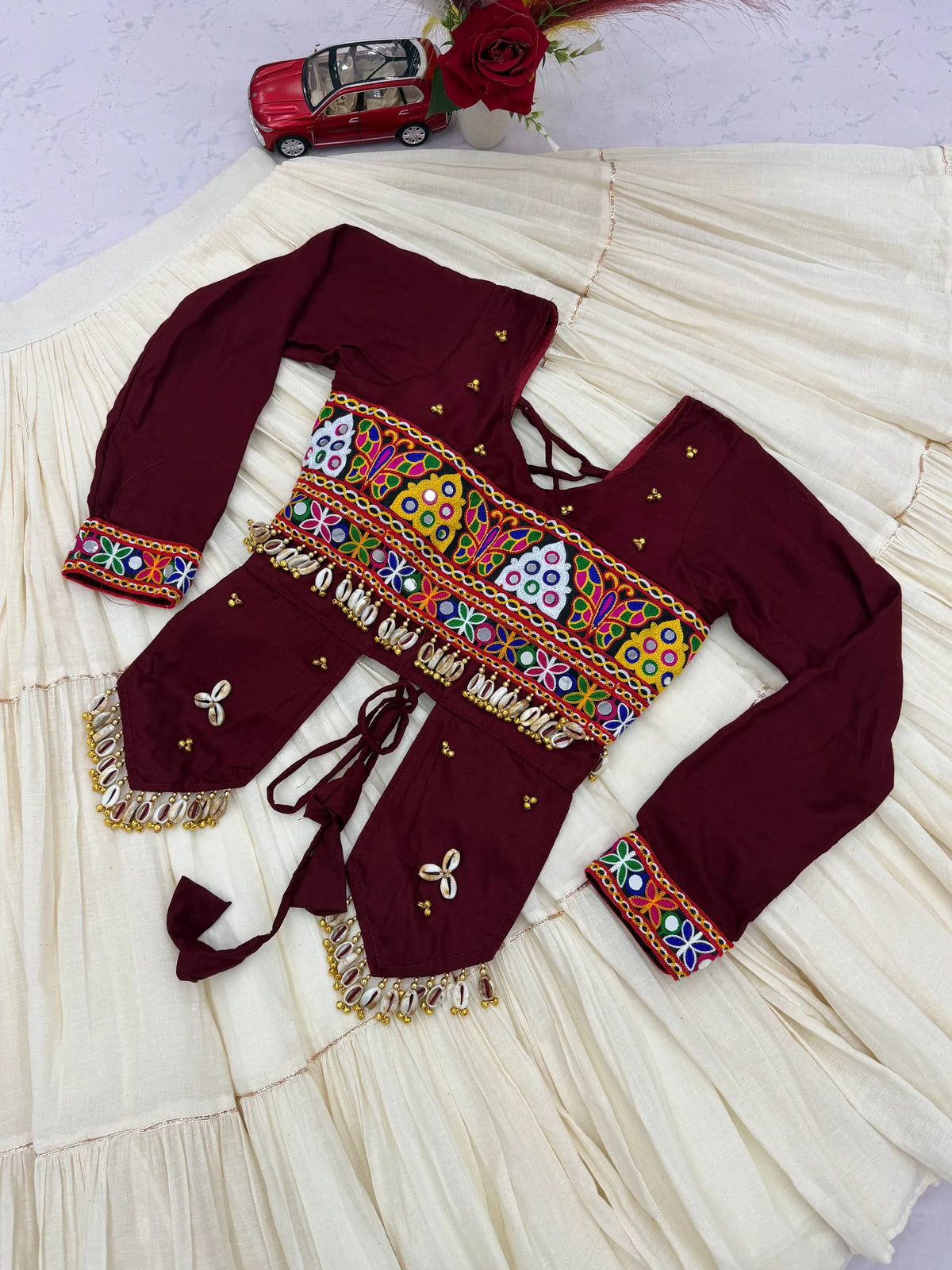 Navratri Special Handwork Cotton Lehenga Choli