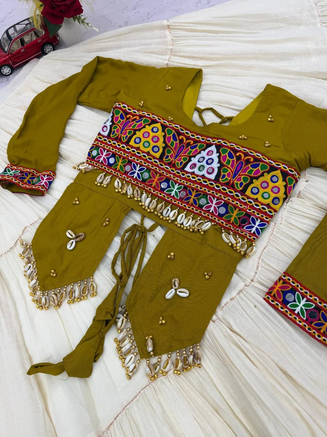 Navratri Special Handwork Cotton Lehenga Choli
