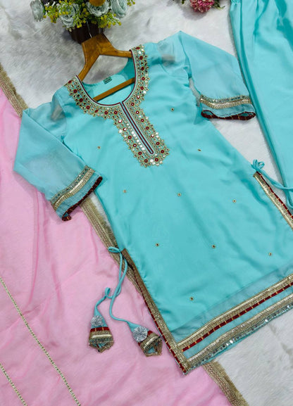 Kaumya Neon Elegant Sharara Suit Set