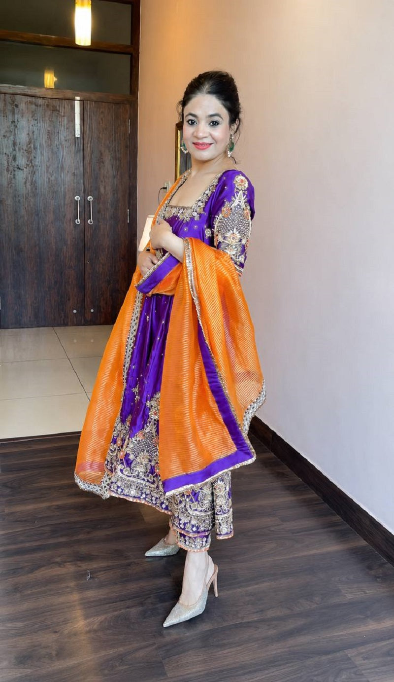 Malveera Premium Quality Anarkali Suit Set