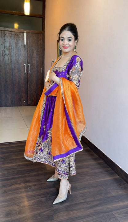 Malveera Premium Quality Anarkali Suit Set