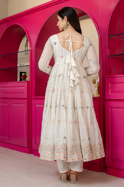 Premium Designer Elegance Anarkali Suit Set