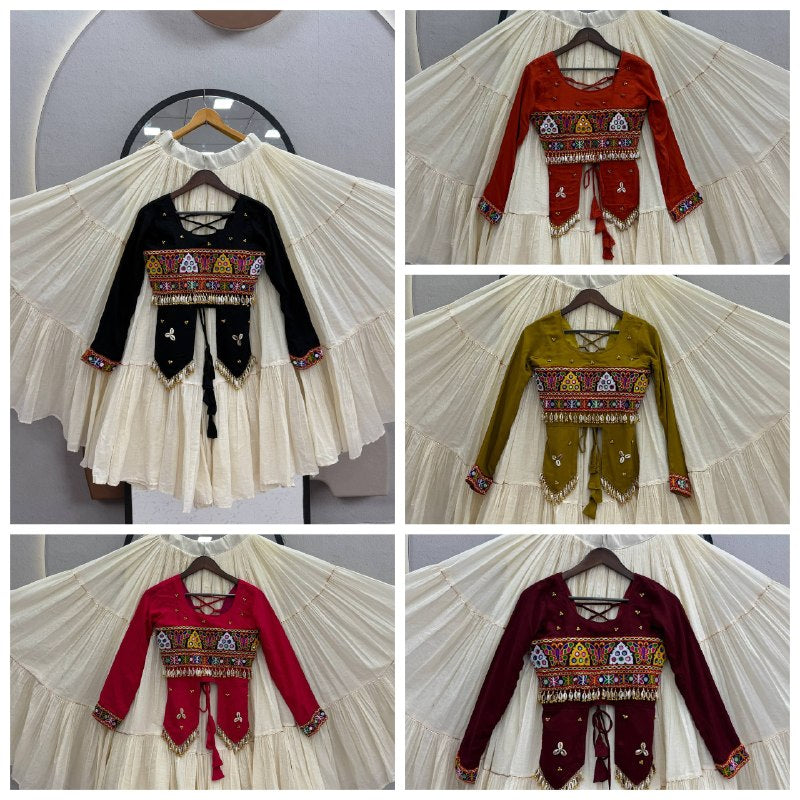 Navratri Special Handwork Cotton Lehenga Choli